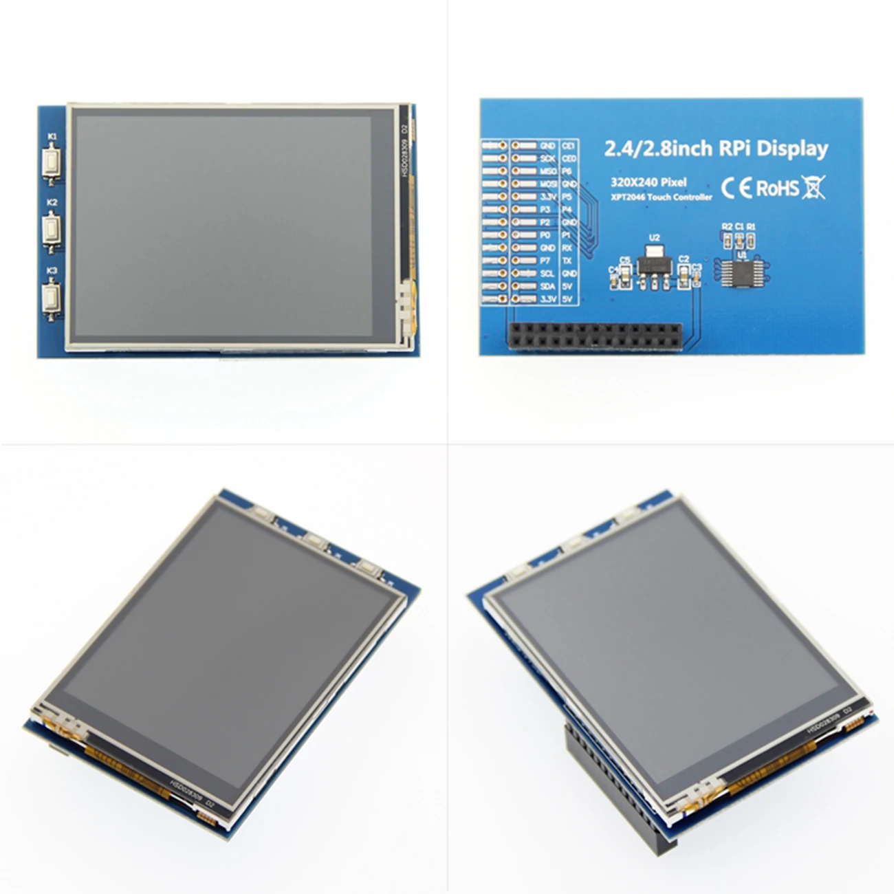 Display Raspberry Pi da 2.8 pollici Raspberry Pi Touch Screen SPI Display Support 3B/4B - immagine 2