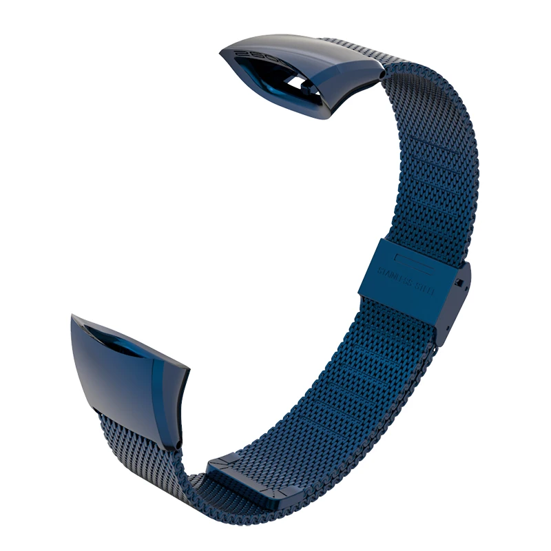 Honor band 4 ремешок для huawei Honor Band 4 аксессуары для умных часов Миланский Металлический Стальной браслет сменный ремешок 5 ремешок - Цвет: Blue