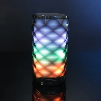 

2019 Colorful Night Light Bluetooth Speaker Wireless Mini Mobile Phone Subwoofer Outdoor Home Bathroom Speaker Hands Free Speake