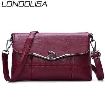 

New Bolsa Feminina Leather Luxury Handbags Women Bags Designer Small Ladies Hand Shoulder Messenger Bags for Women 2019 Flap Sac