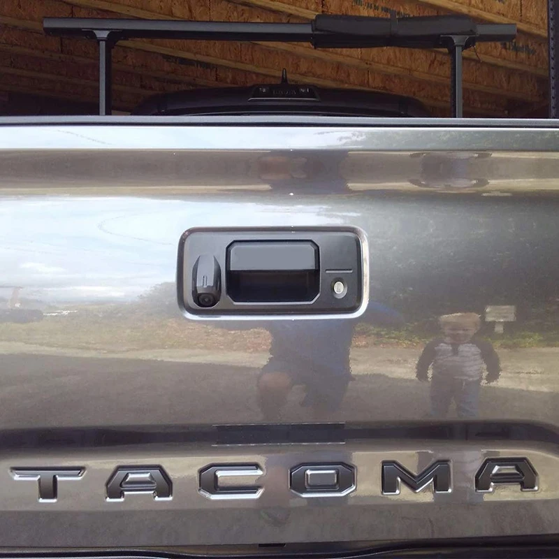 Эмблема с объемными надписями для Toyota Tacoma-(матовый черный