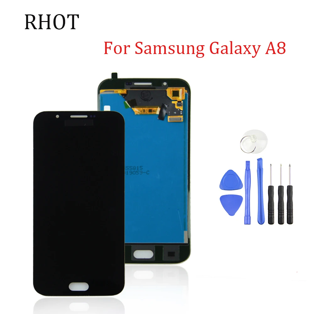 

100% tested For Samsung Galaxy A8 2015 A800 LCD screen replacement component A8000 SM-A800F LCD Touchscreen digital components