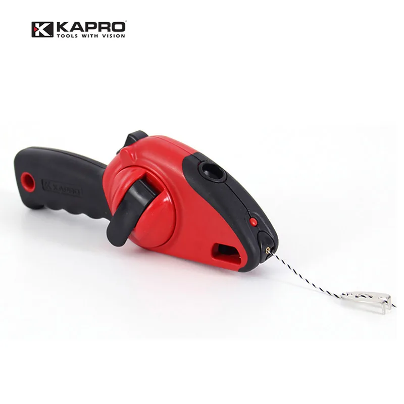 Kapro-214-30M Kapro пузырьковый уровень с линией рукоятки быстрой перемотки защита от воды на глубине до 30 м уровень линии с одной главной балкой с крючком декоративная пудра Мел линия нивелир машина - Цвет: Kapro-214-30M