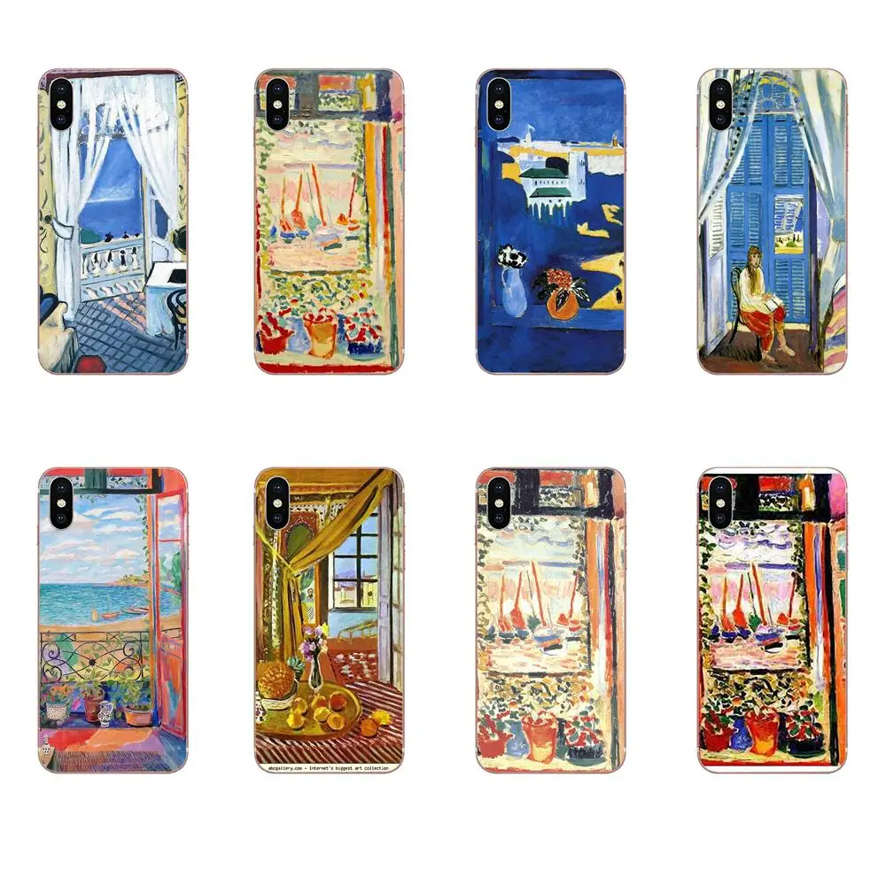 For Samsung Galaxy A01 A51 A71 S20 Ultra S11 S11E S10 Plus TPU Cases Covers Henri Matisse Open Window Collioure | Мобильные телефоны