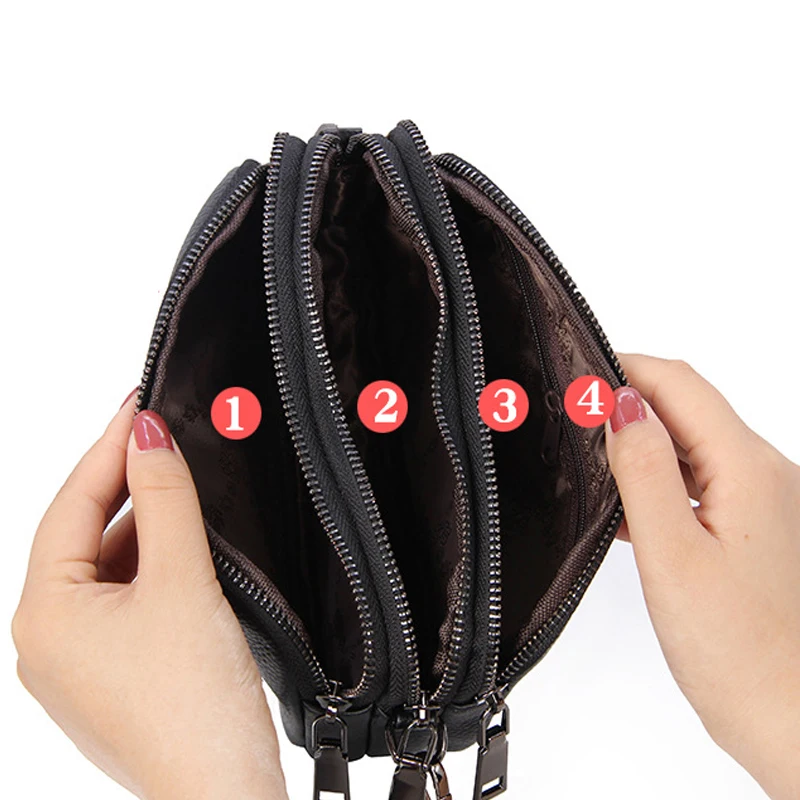  Fashion Shoulder Bag for Women Messenger Bags Ladies Genuine Leather Small Crossbody Bags Female Sq - 4000292894030