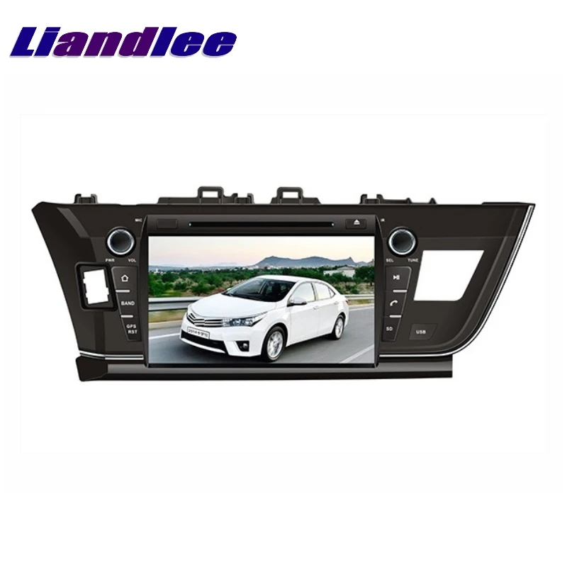 Liandlee для Toyota Corolla 2013~ LiisLee автомобильный мультимедиа, ТВ DVD gps аудио стерео Hi-Fi радио стиль навигация NAV