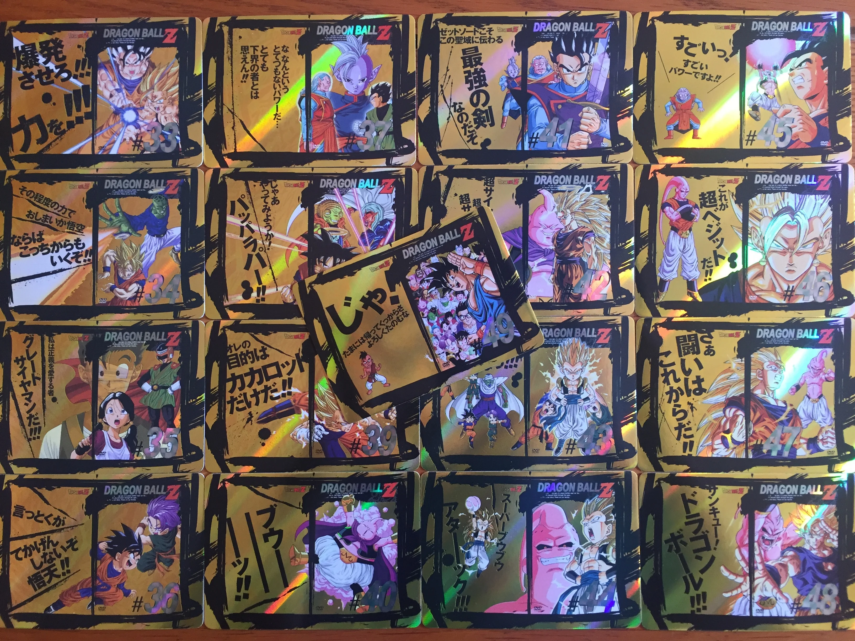 49 шт. CD DVD Dragon Ball Z чехол Полное издание названия флэш карты игра коллекционные