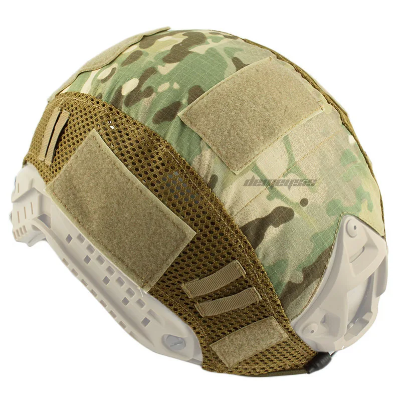 Tactical Camouflage Helmets Cloths CS FAST Helmet Cover Army Paintball Wargame Helmets Cover