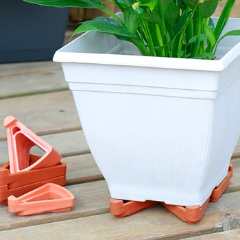 

Potted Bottom Flowerpot Foot Pad Lightweight Indoor Garden Yard Flowers Planter Tray for Household Garden Grass Supply