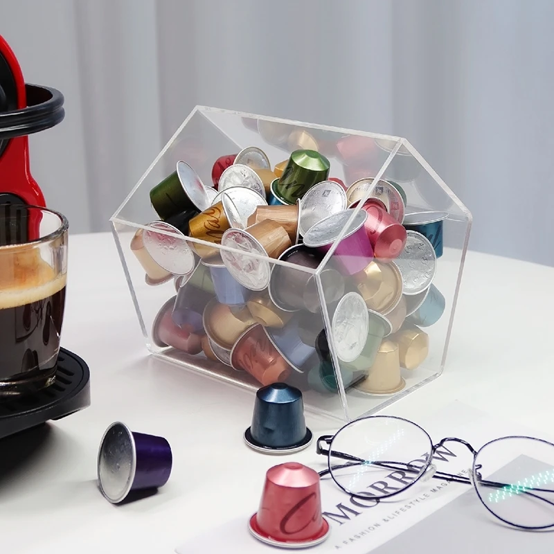 Boîte De Rangement De Capsules De Café En Acrylique, Anti-poussière,  Accessoires Ménagers Pour Dolce Gusto Nespresso Nordique - Égouttoirs Et  Supports - AliExpress