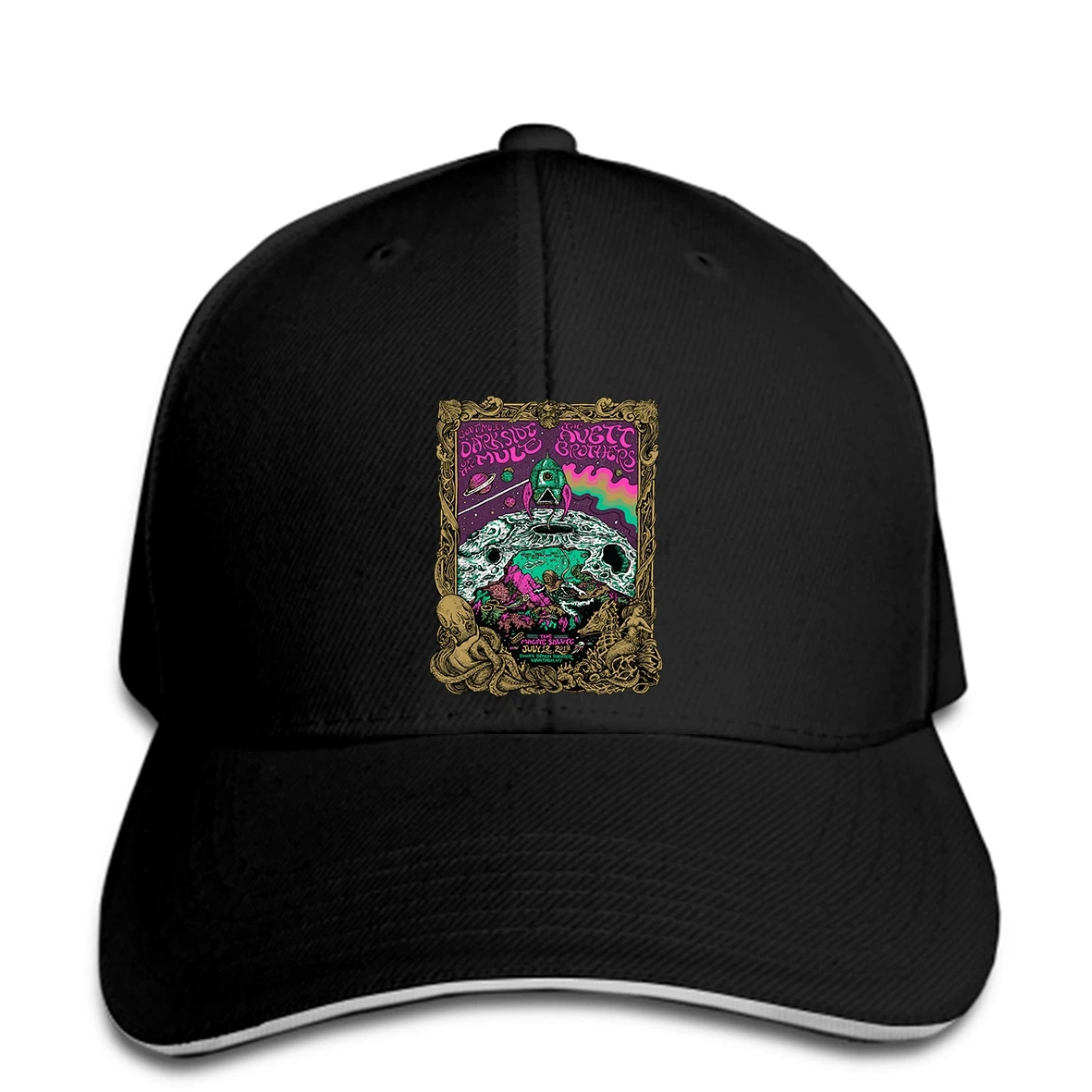 Baseball cap Govt mule with the avettbrothers 12 july18 WantaghNY Print hat |