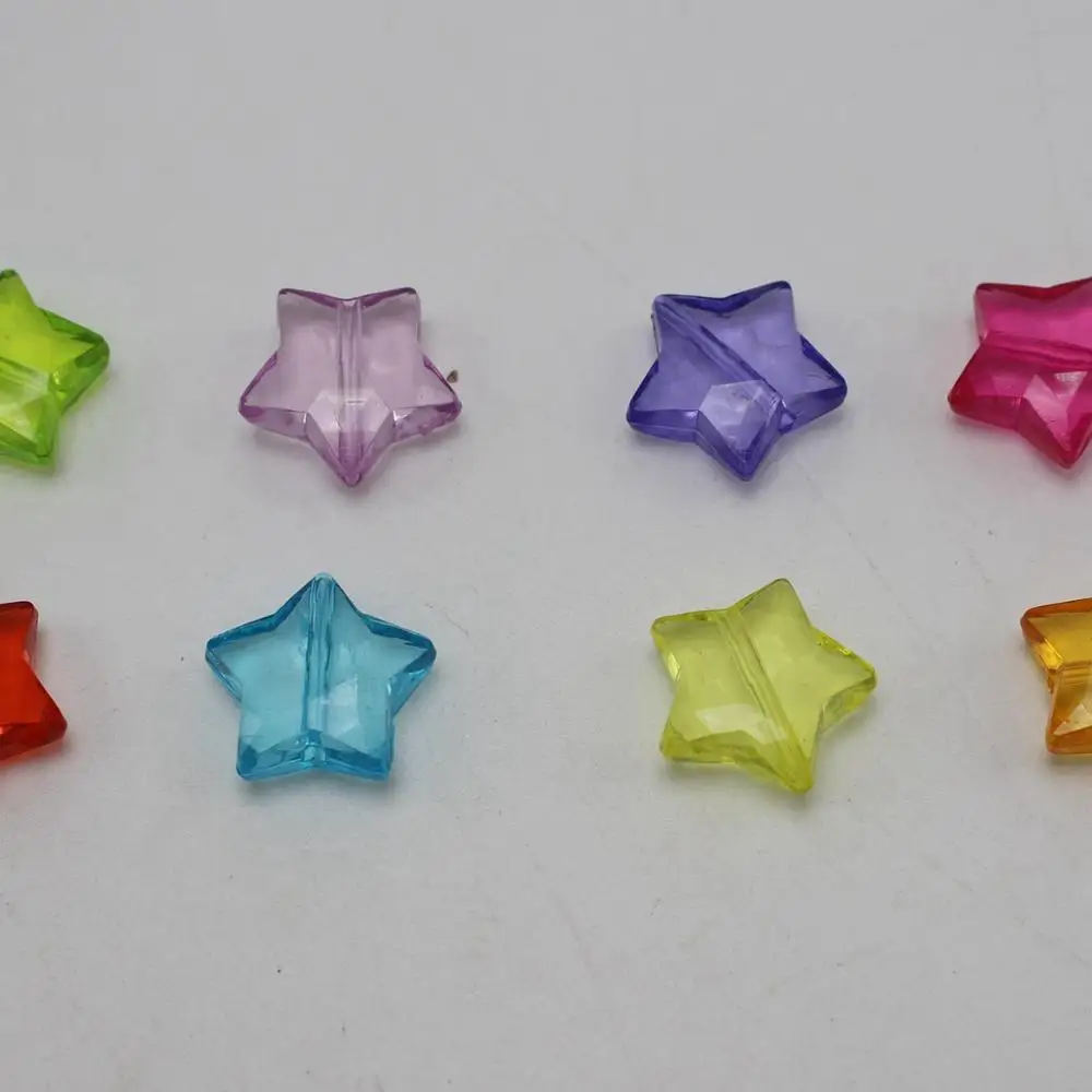 Mixed Color Transparent Acrylic Charm Beads 20mm - Beads - AliExpress