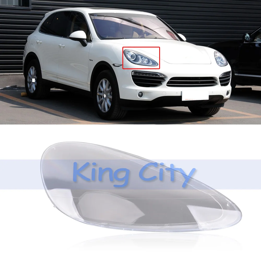 CAPQX 1 шт. для Porsche Cayenne 2010- передняя фара абажур головной светильник водонепроницаемый яркий головной светильник