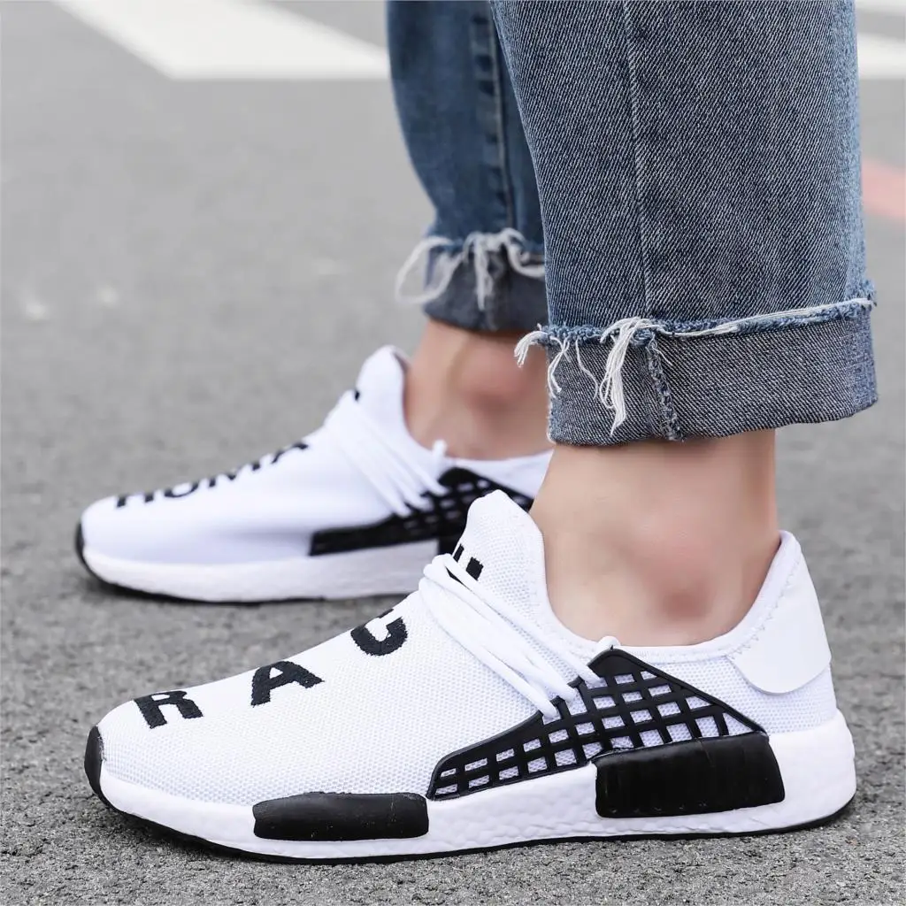 Летние мужские модные кроссовки на шнуровке Повседневная обувь для мужчин