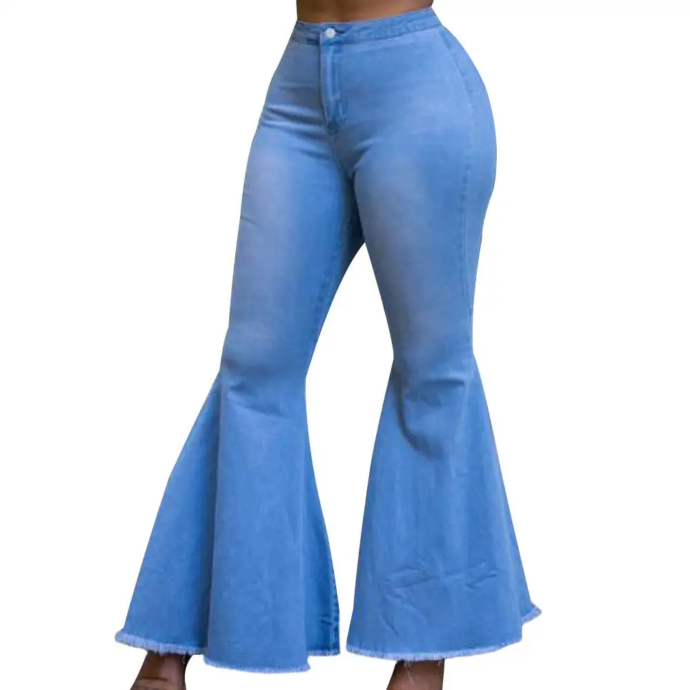 10 pieces Women's High Waist Bootcut Jeans Bell Flared Jeans Plus Size2019 Harem Pants Cargo Pants 10 pieces Women's High Waist Bootcut Jeans Bell Flared Jeans Plus Size2019 Harem Pants Cargo Pants