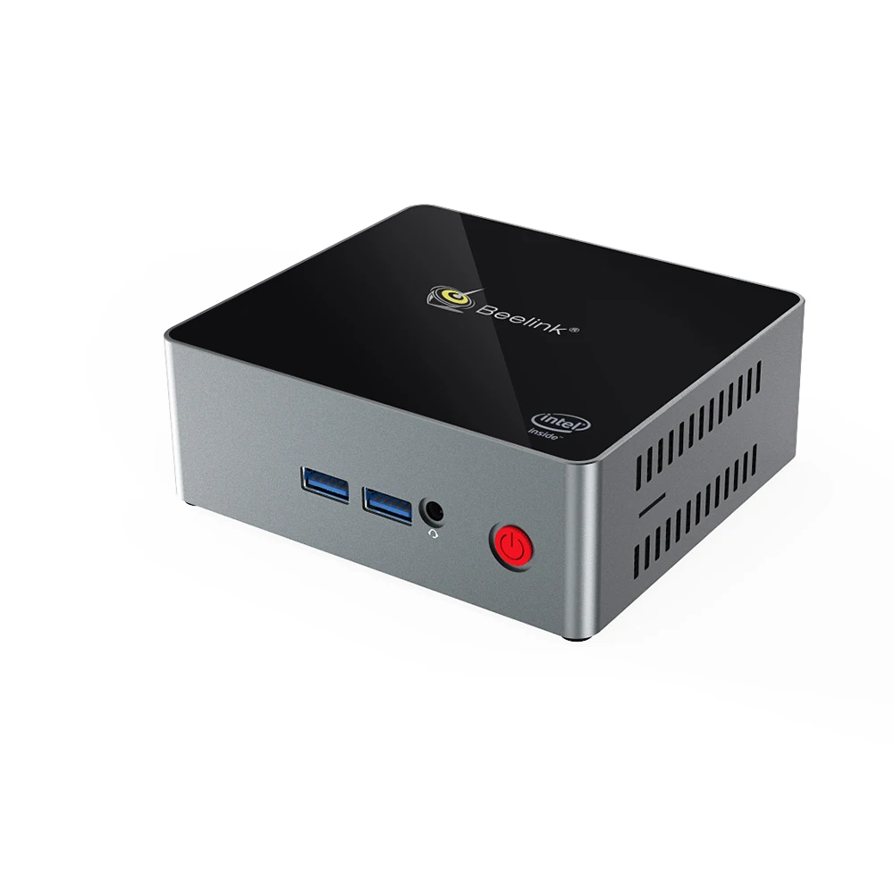 Beelink J45 Win10 мини-ПК intel Pentium J4205 DDR3L 8G SSD 128GB двойной экран дисплей Поддержка HDD Gigabit LAN настольный мини ПК