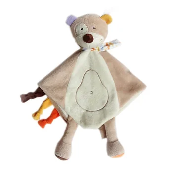

Baby Sleeping Appease Toy Newborn Children Animals Plush Toys Feeding Accessories (Grey Bear)