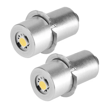 

Top-2Pcs 1W P13.5S Led Flashlight Bulb, 100-110Lm 2700-7000K Replacement Bulb Torch Lamp Emergency Work Light - 4.5V & 6V