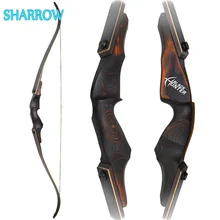 

60" Recurve Bow 25-60lbs American Hunting Bow for Outdoor Sports Archery Bow and Arrow Hunting Training Shooting Accessories