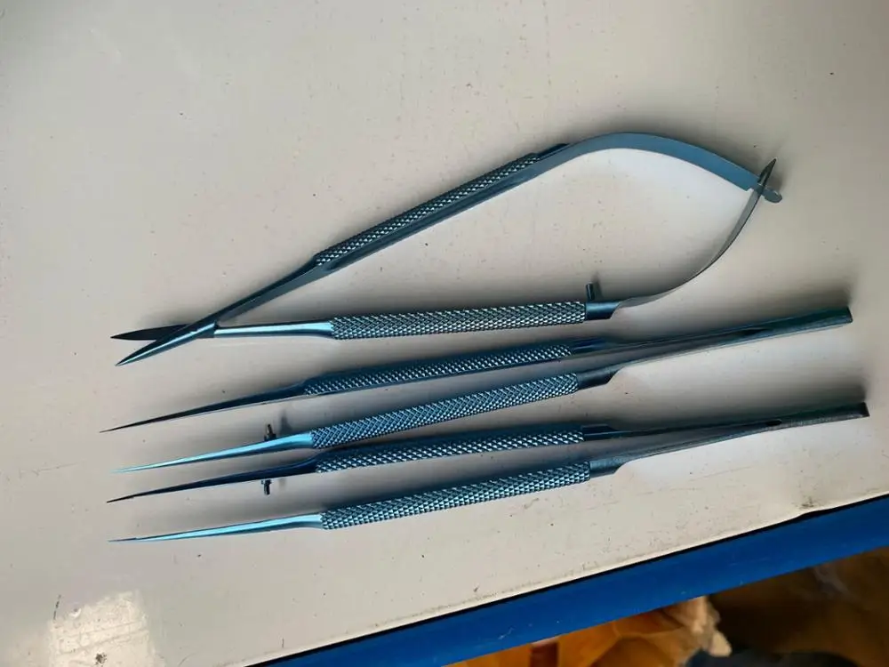 

1pc /0.3mm platform /16cm tweezer 1pc /0.15 platform /16cm tweezer/1pc straight head 16cm Scissors