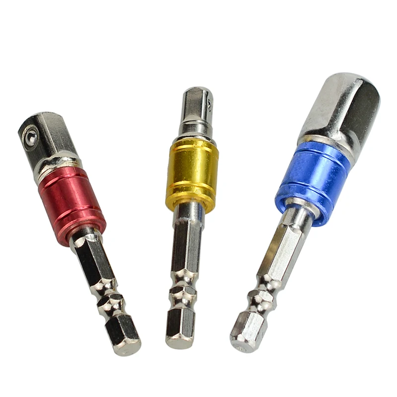 XCAN адаптер для сверла 3 шт. шестигранный хвостовик 1/4 &quot3/8&quot 1/2 &quotсверла