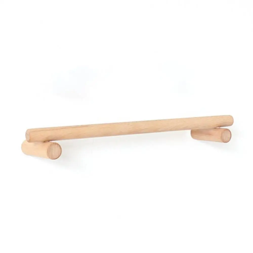 Toallero para baño, de madera maciza, para baño, de estado rústico,  industrial, soporte de pared, toallero, toallero, toallero, toallero,  toallero