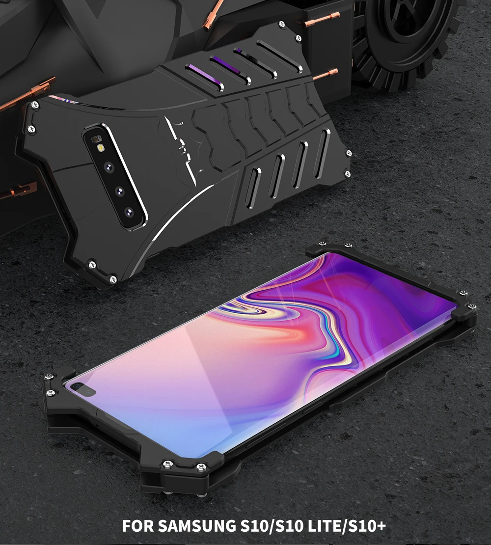 Алюминиевая броня Железного человека Бэтмен чехол для samsung Galaxy S10e S10 5G S9 S8 S7 S6 Edge Plus Note 10 9 8 A8 9 чехол для телефона