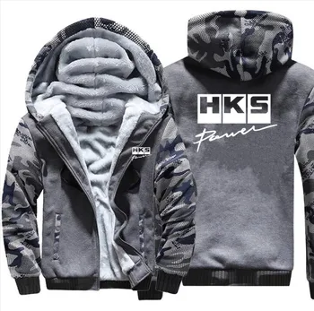 

new Size S-5XL 2019 new hks Hoodies Jacket Winter Mans Unisex Casual Wool Liner Fleece Man Coat Sweatshirts Pullover