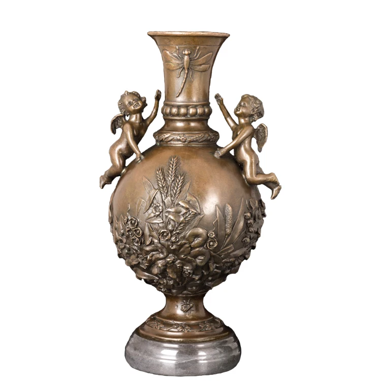 Bronze casting home decoration lady with vase statue sculpture for sale - Цвет: VS-003