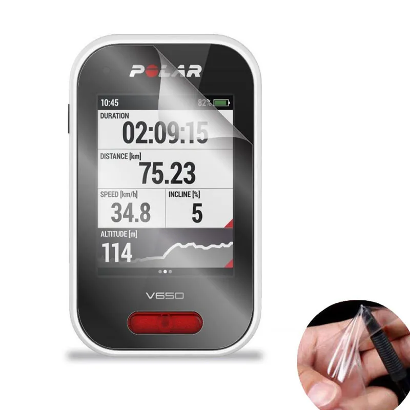 3 шт ПЭТ прозрачная защитная пленка для Polar V650 GPS велосипед Велоспорт компьютер