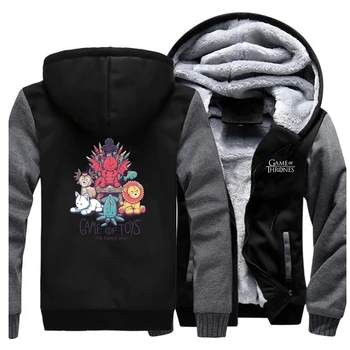 

Funny Game Of Thrones Toys Hoodies Men Fashion Hoodie Creative Design Casual Sportswear Men Fleece SPlus Size Treetwear Outswear