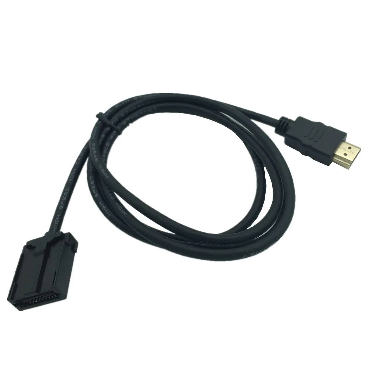 5-футовый Высокоскоростной HDMI-совместимый Удлинительный AV-кабель типа 1,4 E для автомобиля, мультимедиа, видео, аудио, кабель HDMI-com