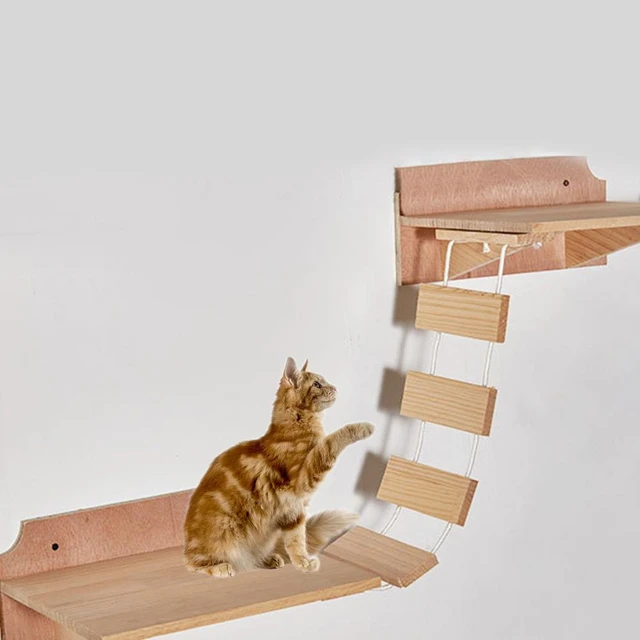 La La Pet Puente De Escalera Para Gatos Montado En La Pared