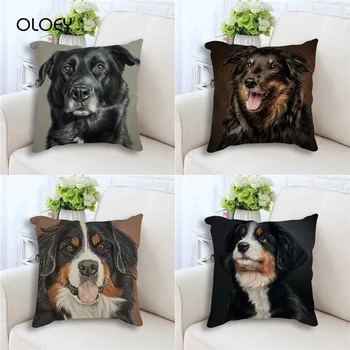 

Linen Cushion Cover, Home Cushion Cover, Animal Pattern Soft Cushion Cover, Bedroom Office Car Decoration Cushion Cover 45x45 Cm