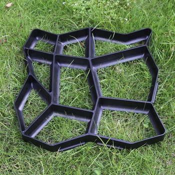 

Garden Walk Pavement Mold DIY Manually Paving Cement Brick Stone Road Concrete Molds Path Maker Reusable