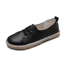 COZULMA/женские модные кроссовки; элегантная повседневная обувь на шнуровке; женская нескользящая обувь на плоской подошве; Размеры 35-39; Цвет черный, белый