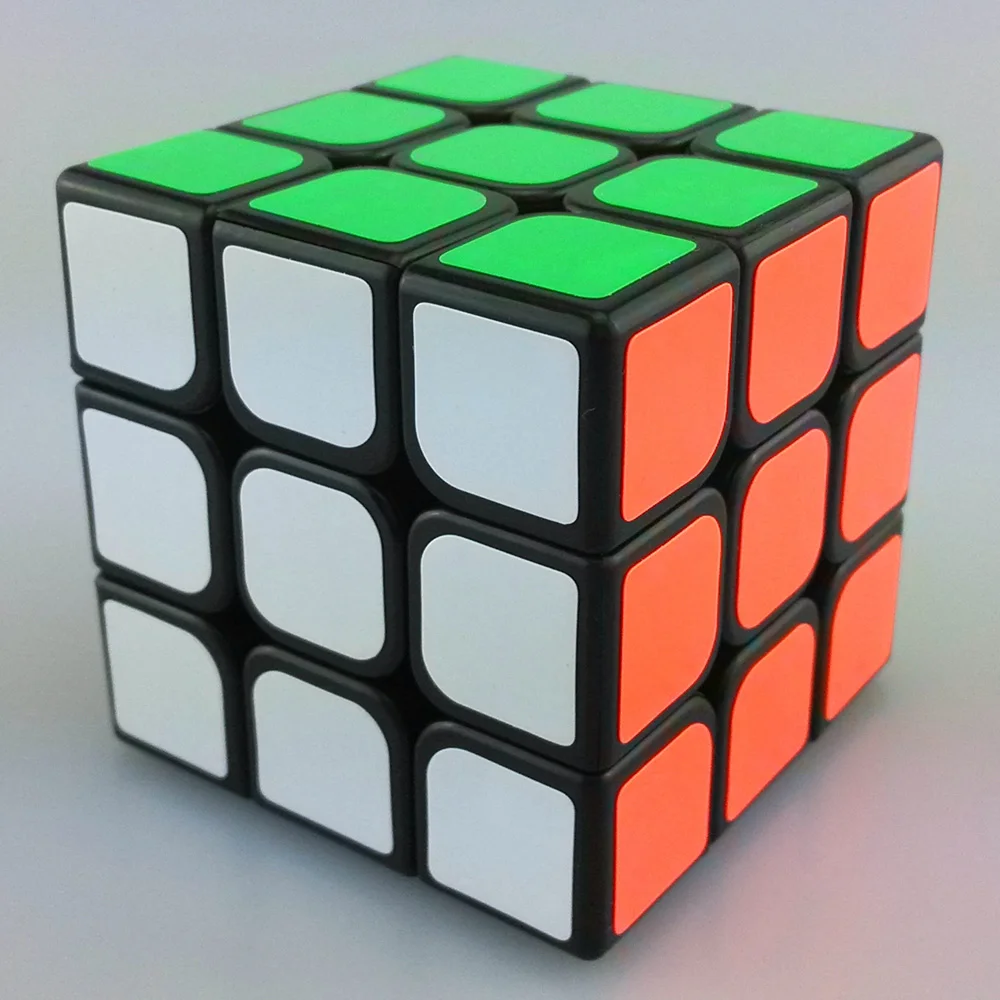 1 шт./3 шт. YJ Guan Long 3x3x3 магический куб 57 мм черный 3x3 магический куб скоростной магический куб для сложных ситуаций