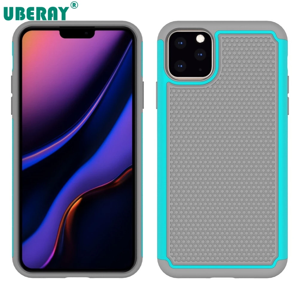 Чехол для iPhone 11 чехол 11pro Мягкий ТПУ силиконовый и жесткий гибридный