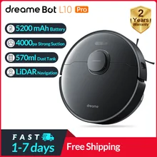 【Промо Коде:SUN1500】Робот-пылесос Dreame Bot L10 Pro, 4000 па, Автозарядка 150 мин, бак для пыли 570 мл 【Промо Коде:SUN1500】Робот-пылесос Dreame Bot L10 Pro, 4000 па, Автозарядка 150 мин, бак для пыли 570 мл