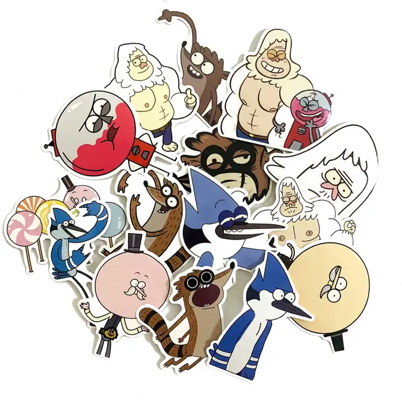 15 шт. обычный показ забавный стикер с рисунком из мультфильма водонепроницаемый чемодан «сделай сам» ноутбук гитара игрушка для скейтборда...