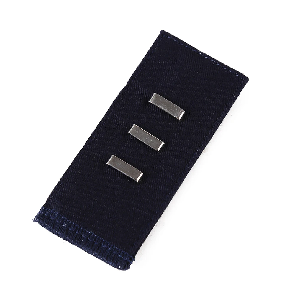 Navy Blue Пряжка для брюк растягивающаяся часть для брюк беременность талии расширитель пояс талии удлиняющие Брюки для беременных удлинитель ремня - Цвет: Navy Blue