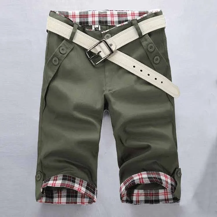 army green ZOGAA, летние новые мужские шорты с эластичным поясом, шорты для бодибилдинга, бега, тренировок, повседневные спортивные шорты, мужские пляжные шорты - Цвет: army green