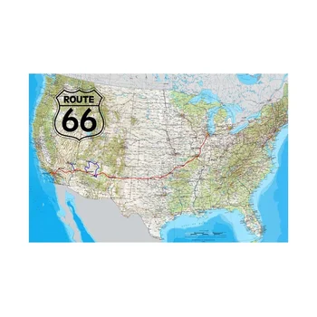 

1PC The United States World Map 90*60cm Frameless Map of World Home Decoration Poster Wall Chart Non Woven Kraft Paper