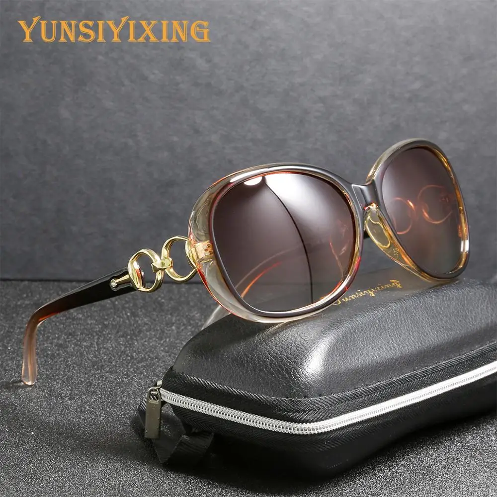 YUNSIYIXING Модные солнцезащитные очки для женщин поляризованные в форме бабочки