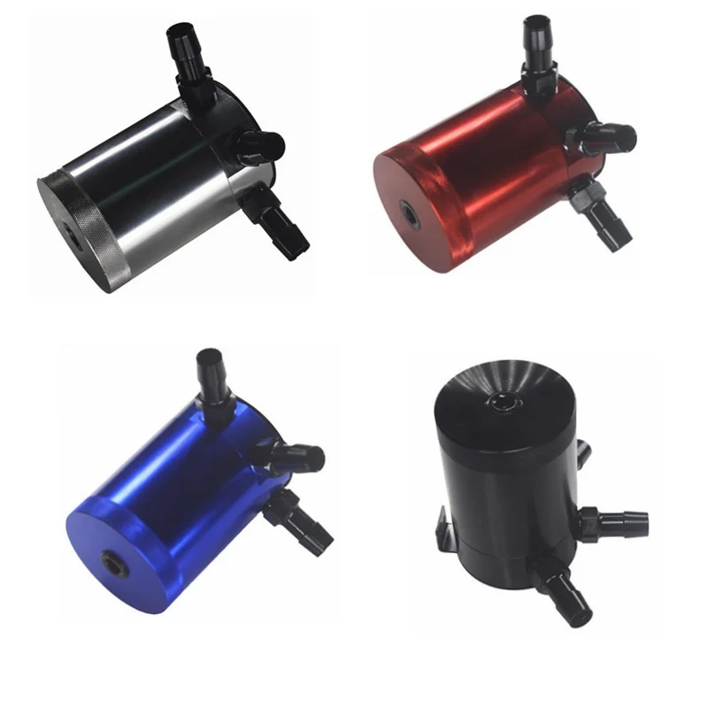 

High Quality Universal BAFFLED 3-PORT OIL CATCH CAN / TANK / AIR-OIL SEPARATOR