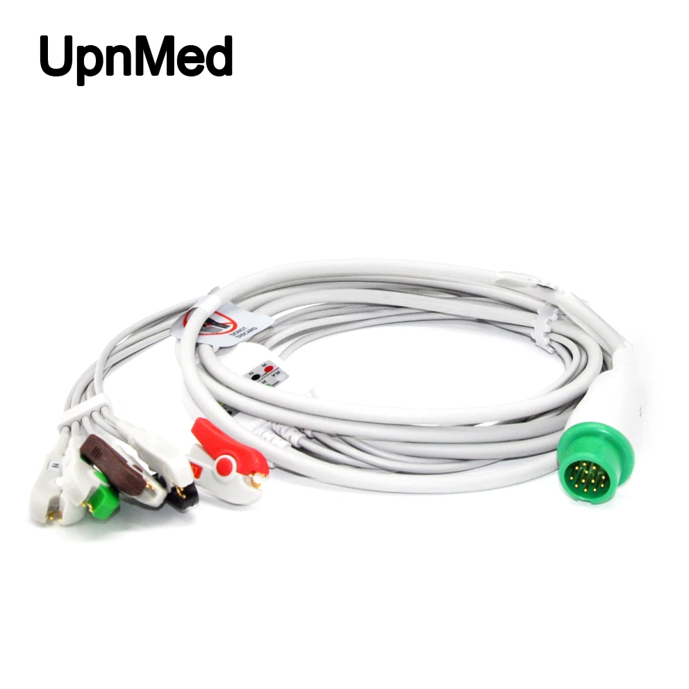 Mindray 5 Lead Ecg Cable With Lead Wires And 6 Pin Input Connector Global Sources