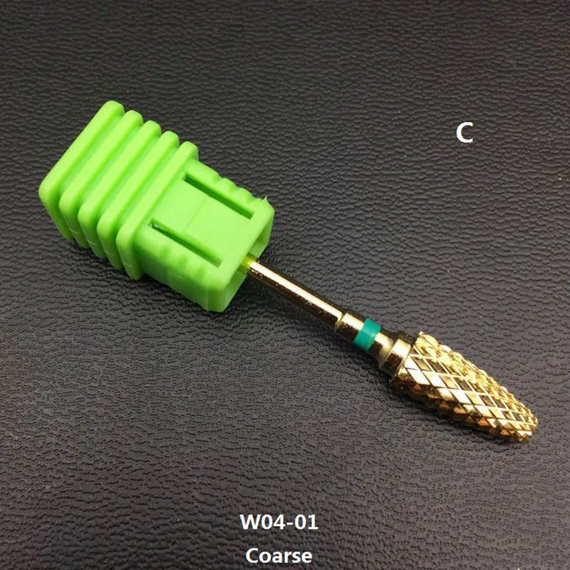 RIKONKA 1pc Carbide Nail Drill Bit Milling Cutter For Manicure Electric Manicure Machine Nail Dill Cutter Files Nail Accessories - Цвет: W04-01