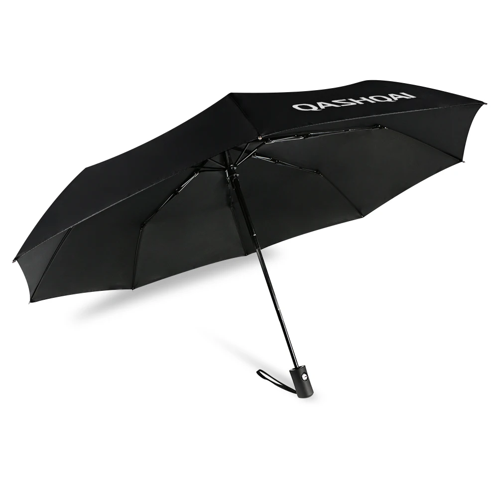 Car Automatic Folding Umbrella car logo umbrella For Nissan Qashqai J10 J11