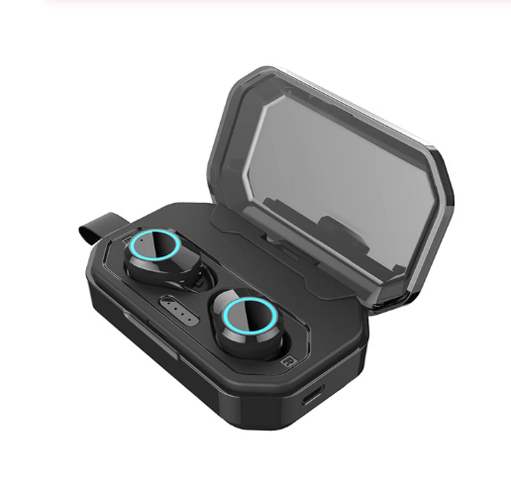 G02 TWS 5,0 Bluetooth 9D стерео наушники беспроводные наушники IPX7 водонепроницаемые наушники 3300 мАч зарядная коробка с разъемом питания - Цвет: X6