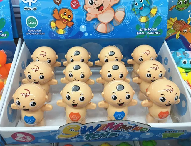 Намотка Весенняя плавающая уточка Детская летняя игра с водой игрушечная уточка для ванны Горячая